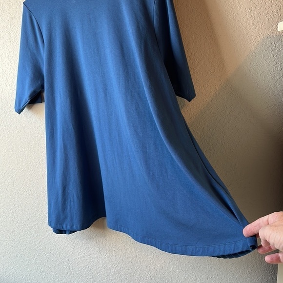 NWT Chico's SOFT CHIC Mock Neck Short Sleeve Tunic Size 3 - Picture 5 of 14